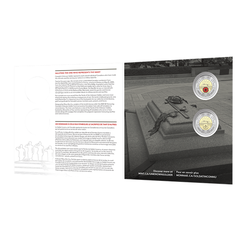 2025 Honouring Canada's Unknown Soldier Commemorative Collector Keepsake Card