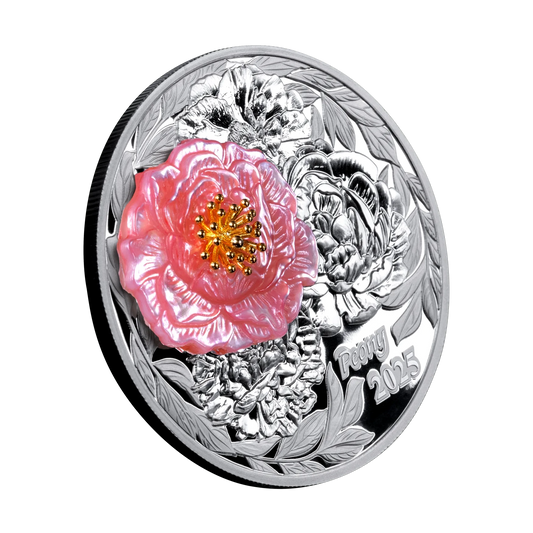 2025 $5 Peony - Pure Silver Coin