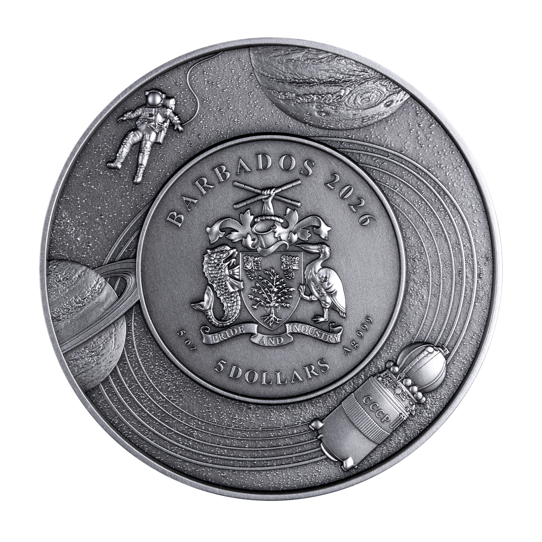 2026 $5 Window to Earth Space Door - Pure Silver Coin