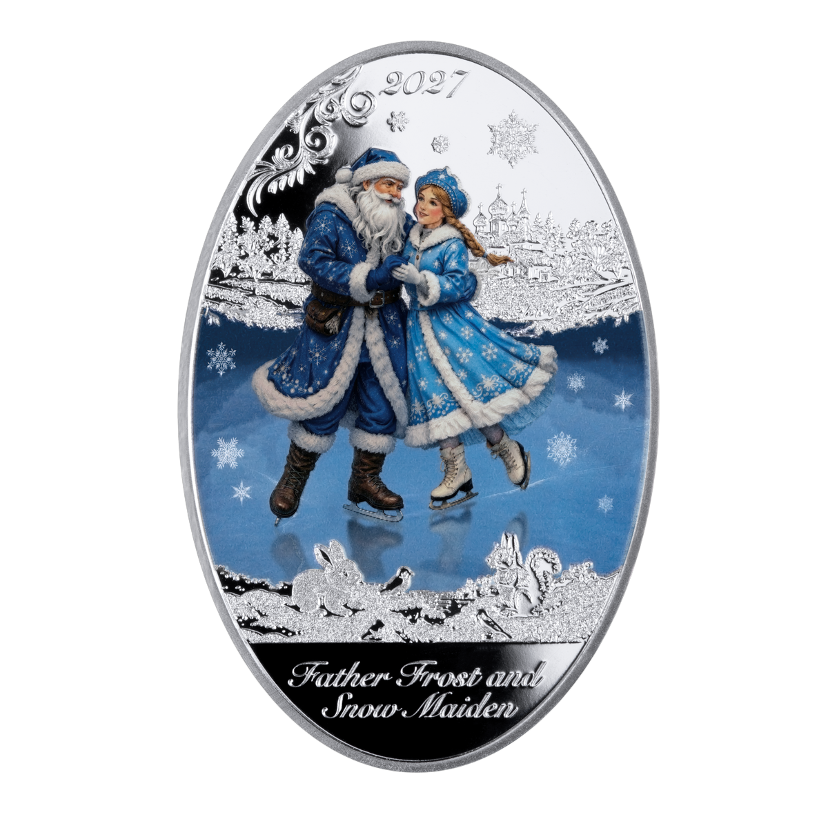 2027 $5 Father Frost Matroyshka Nesting Doll - Pure Silver Coin