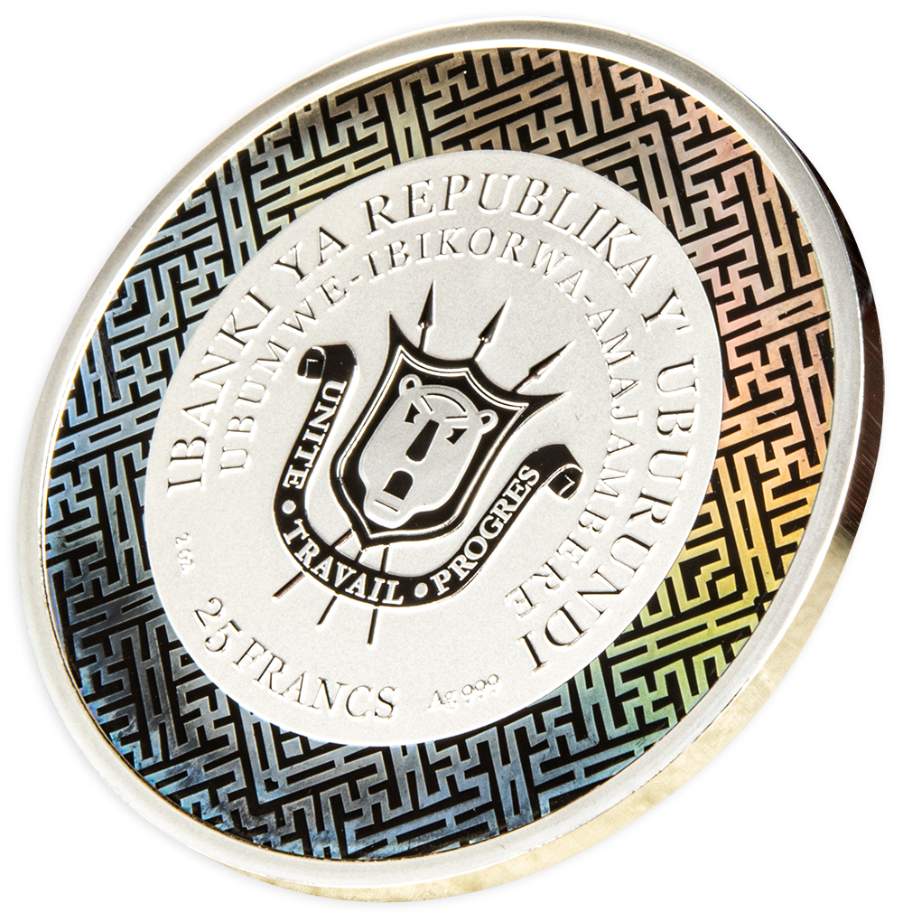 2026 25 Francs Year of the Horse - Pure Silver Coin with Jade