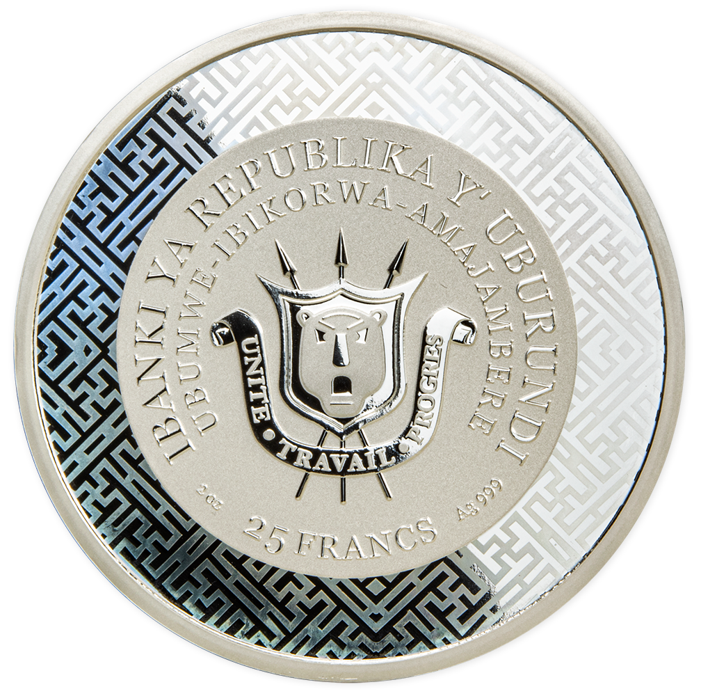 2026 25 Francs Year of the Horse - Pure Silver Coin with Jade