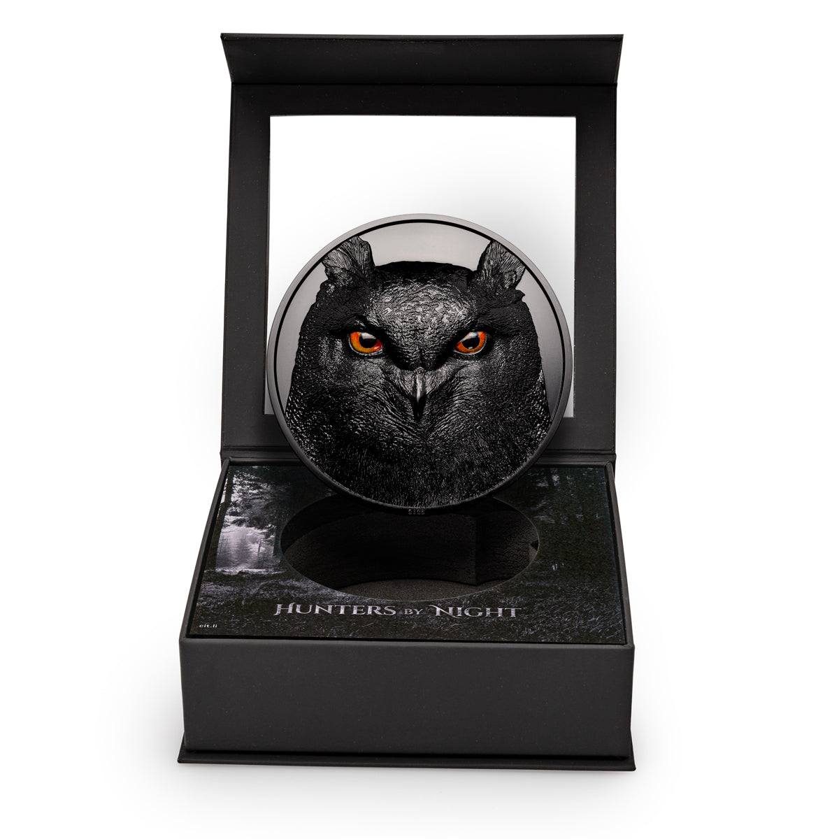 2023 $25 Hunters by Night: Eagle Owl - Pure Silver Coin