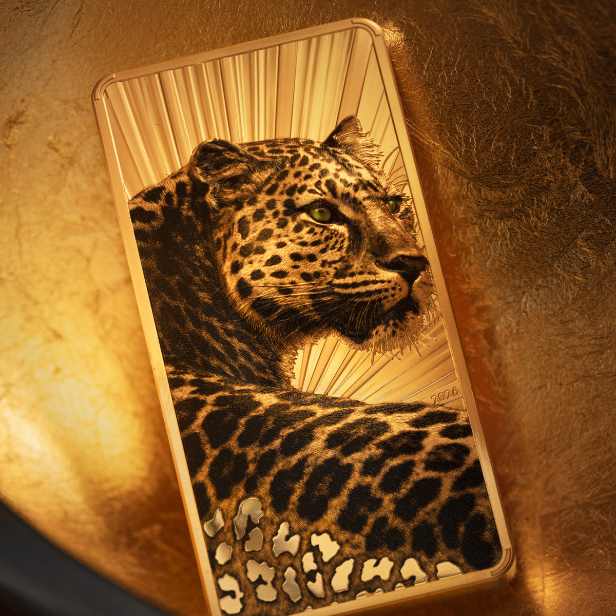 2026 $20 Barre de Luxe: Leopard - Pure Silver Coin