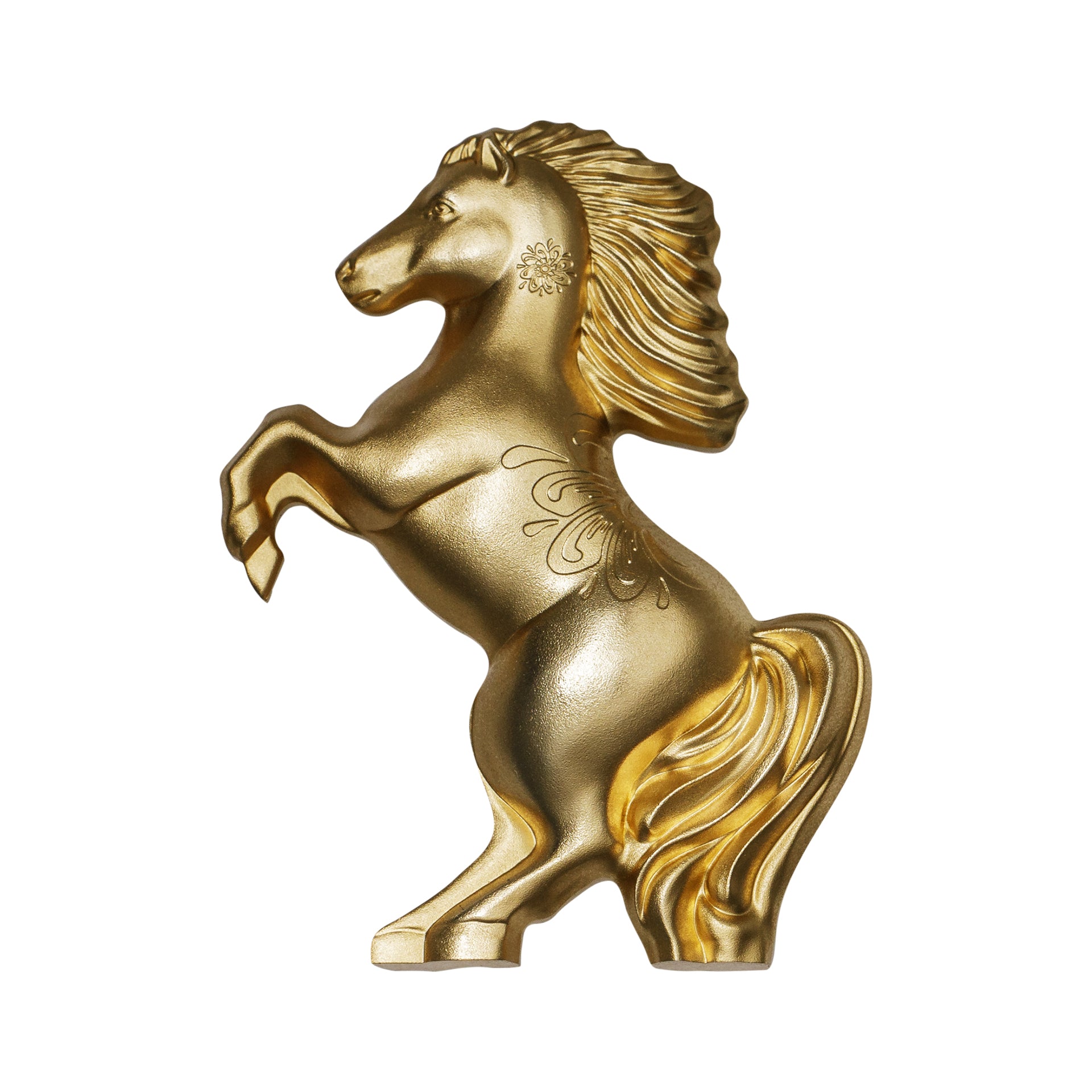2026 1000 Togrog Wild Gilded Horse - Pure Silver Coin