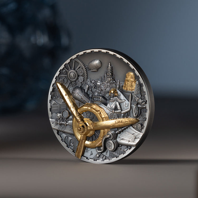2025 $20 Steampunk: Aviation - Pure Silver Coin