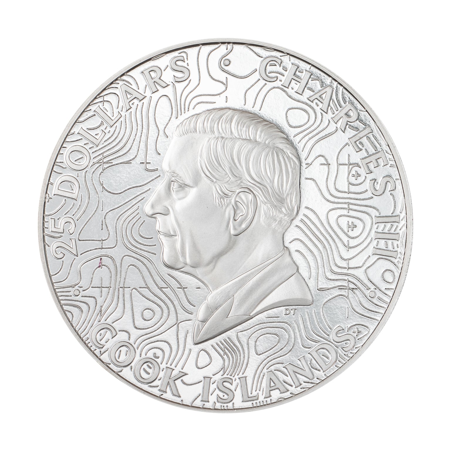 2025 $25 Topography: Yellowstone - Pure Silver Coin