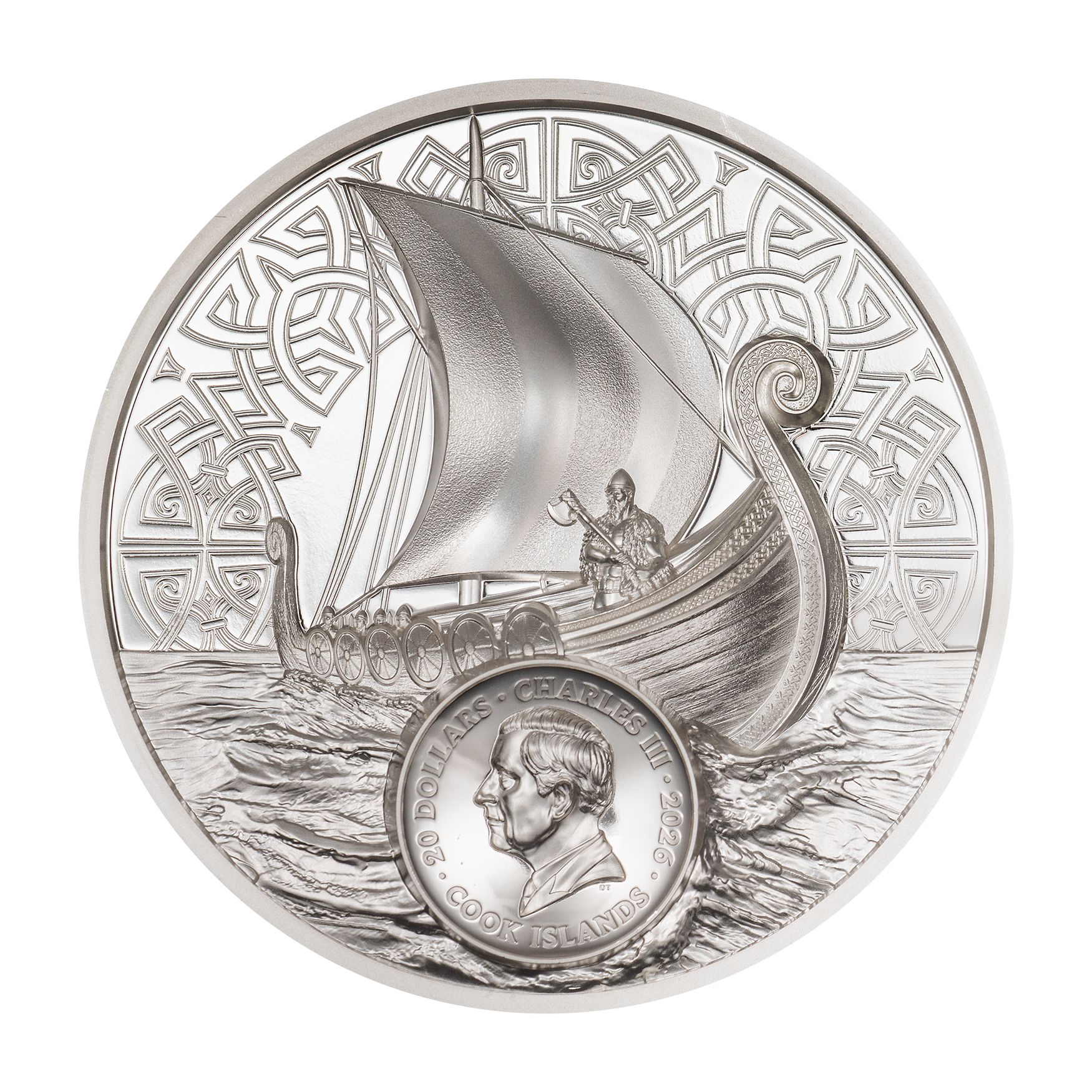 2026 $20 Savage Vikings - Pure Silver Coin