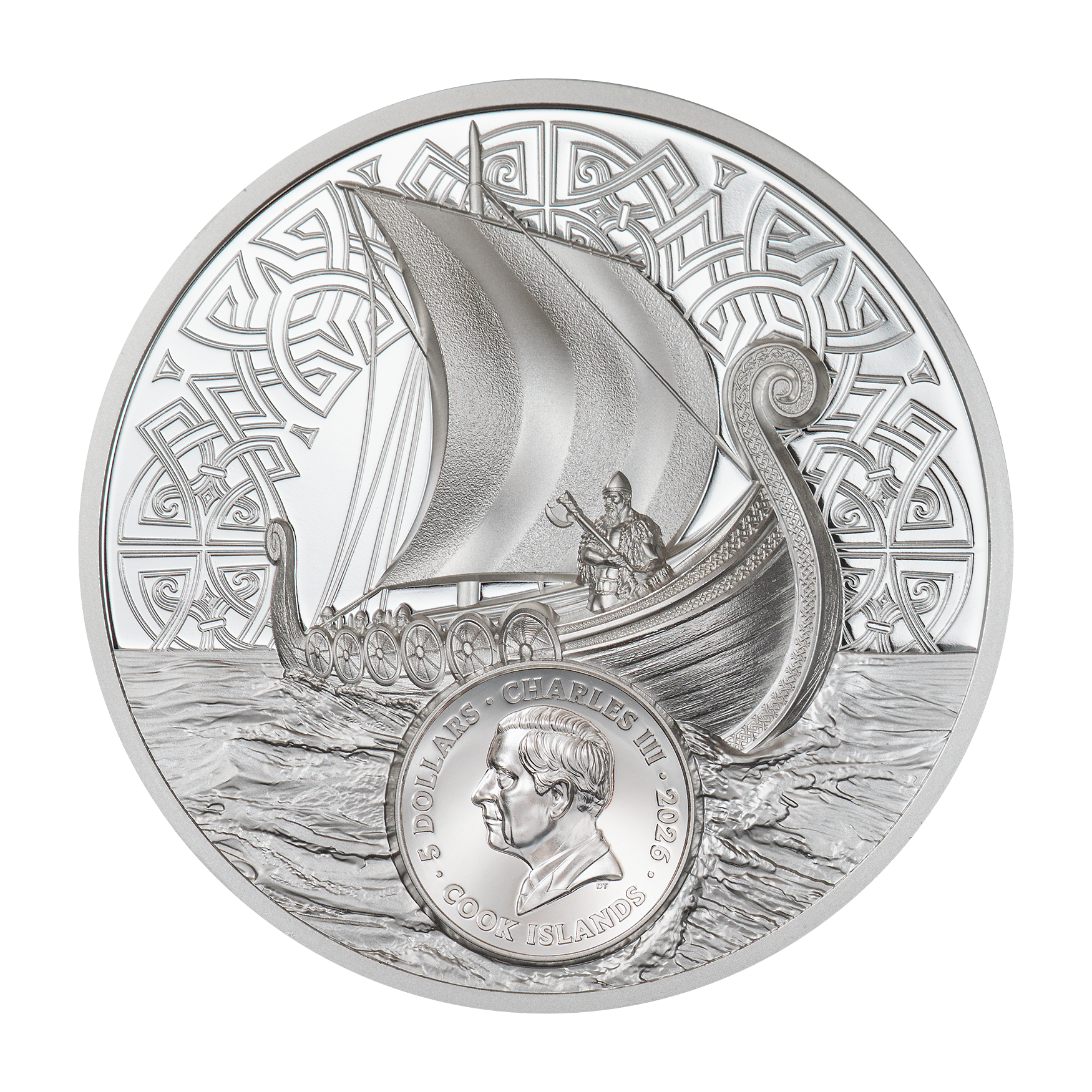 2026 $5 Savage Vikings - Pure Silver Coin