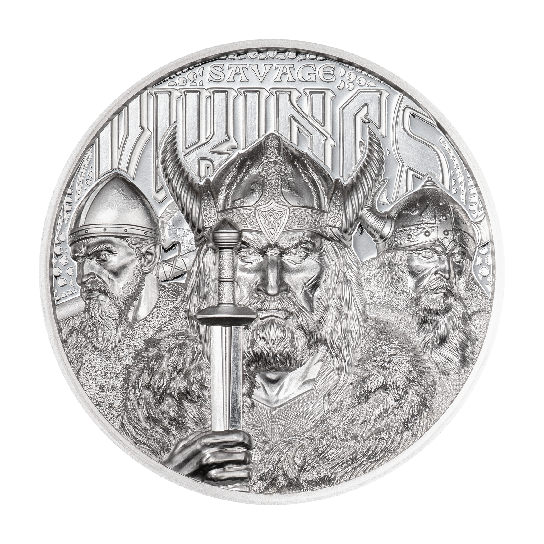 2026 $5 Savage Vikings - Pure Silver Coin