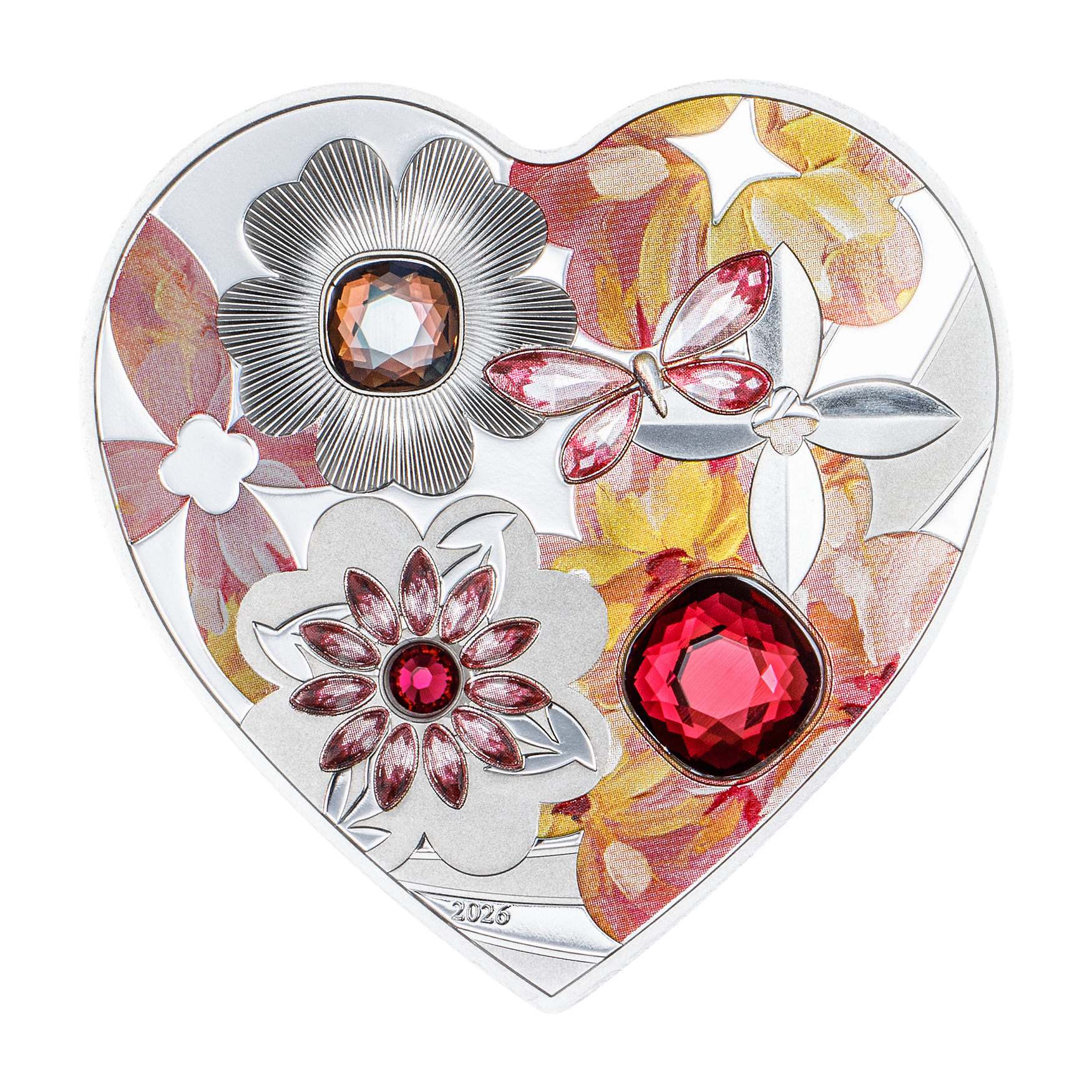 2026 $5 Brilliant Love: Blossom - Pure Silver Coin