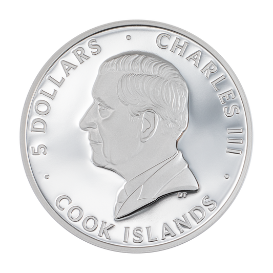 2026 $5 Line Art: Flamingo - Pure Silver Coin