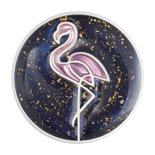 2026 $5 Line Art: Flamingo - Pure Silver Coin