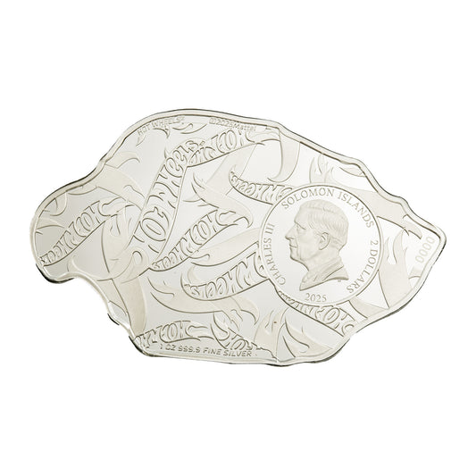 2025 $2 Hot Wheels: Burning Tire - Pure Silver Coin