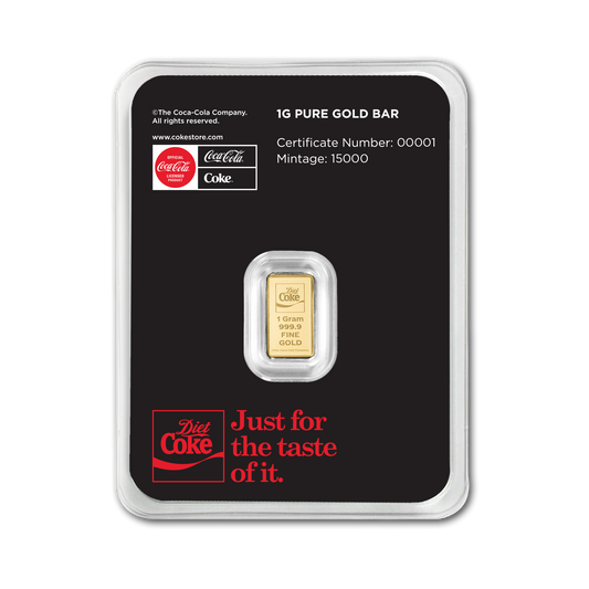 Coca-Cola® Diet Coke - 1g Pure Gold Bar
