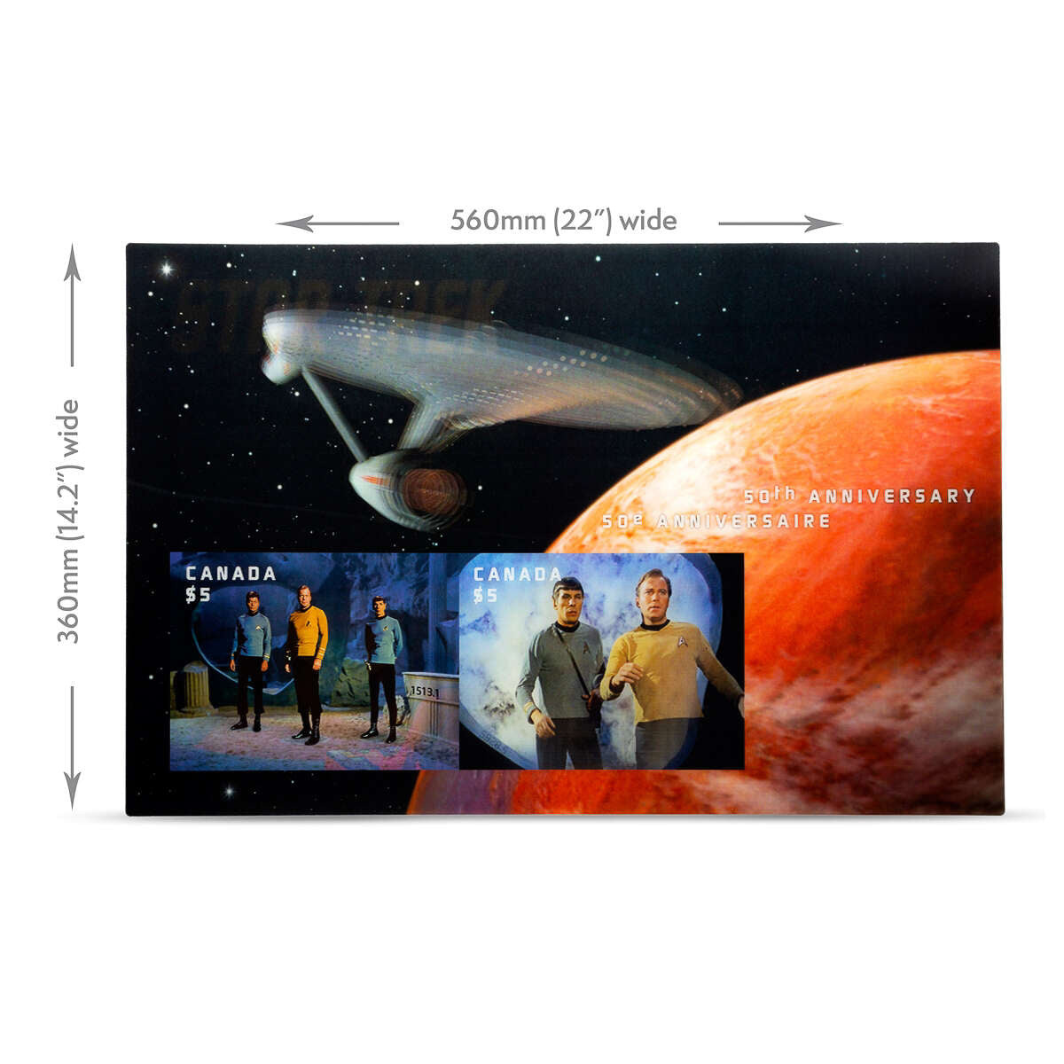 Star Trek Lenticular Souvenir Sheet Enlargement
