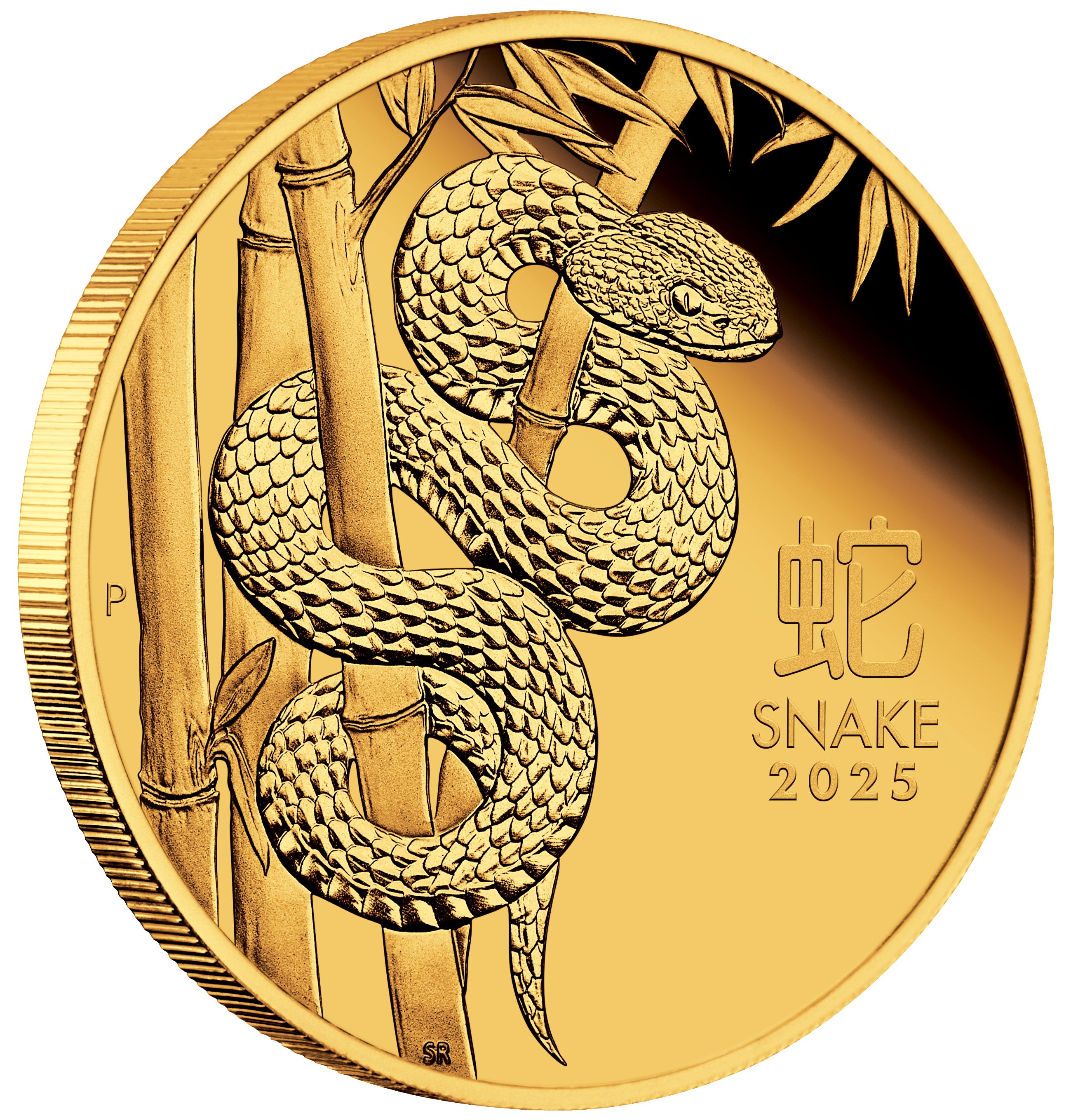 2025 $15 Australian Lunar Series III: Year of the Snake - Pure Gold Coin