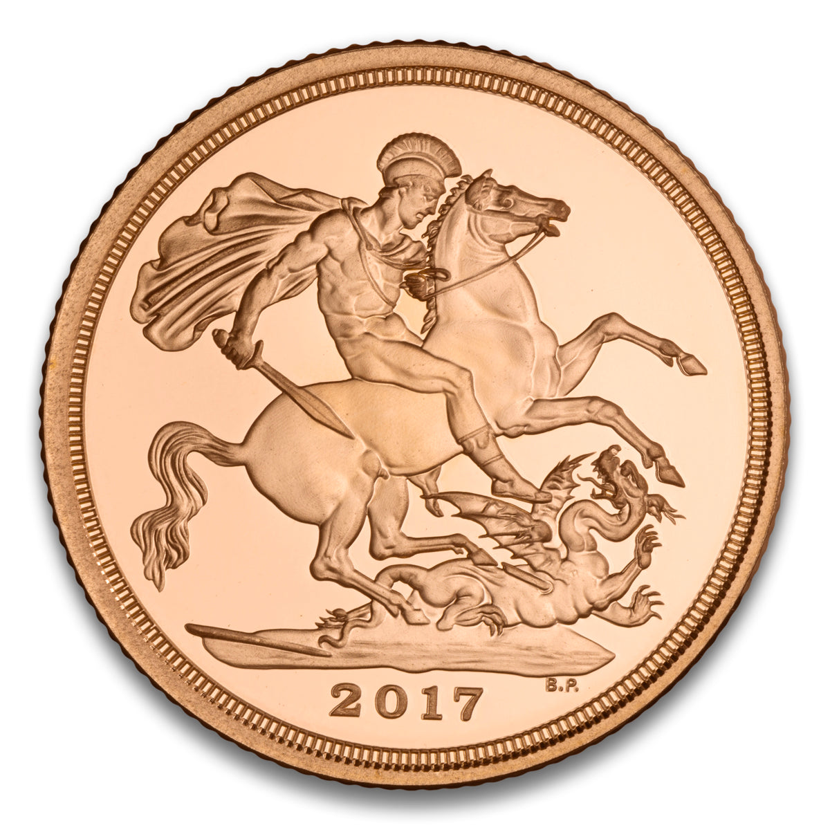 2017 The Sapphire Jubille of Her Majesty The Queen: Celebration Gold Sovereign