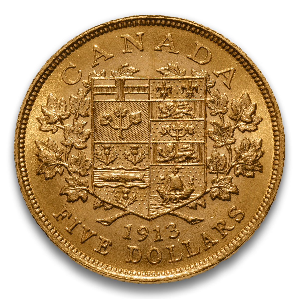Canada $5 George V Gold Coins (Various Years)