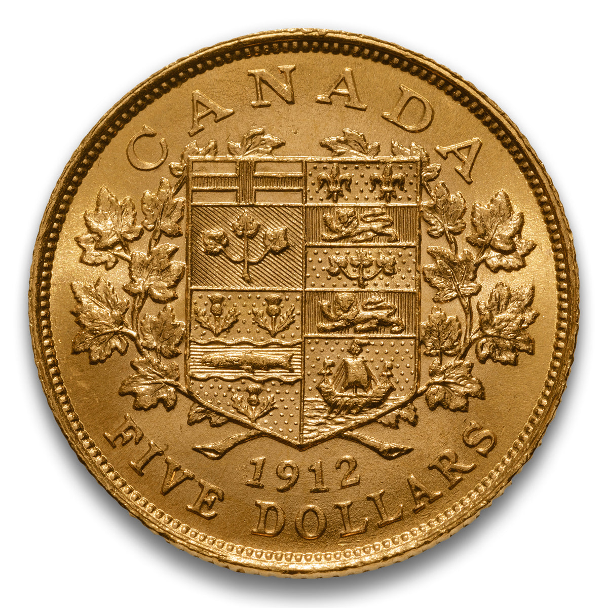 Canada $5 George V Gold Coins (Various Years)