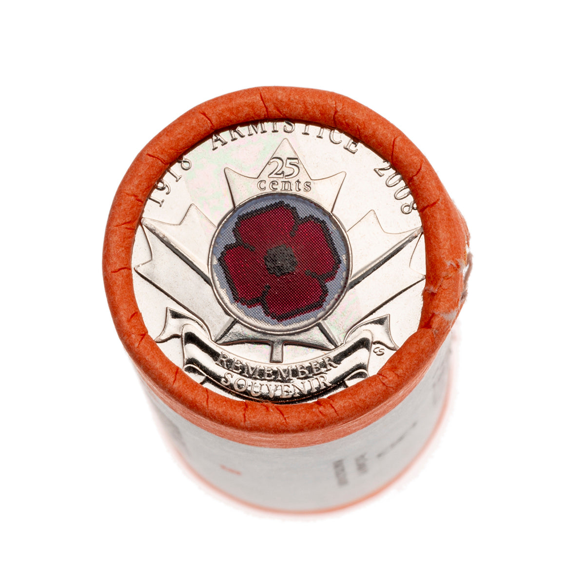 2008 25c Poppy Coin Roll