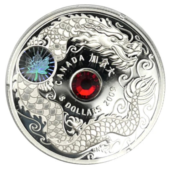 カナダ　2009年　8ドル　メープルウィズダム　シルバー 2009 $8 Maple of Wisdom - Sterling Silver Coin