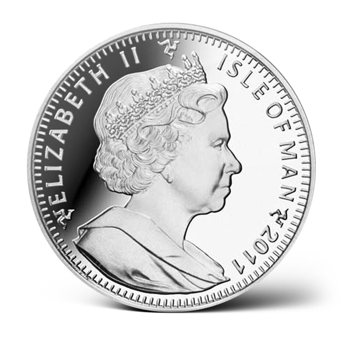 2012 1 Crown The Official Diamond Jubilee Collection: Head of State - Sterling Silver Coin