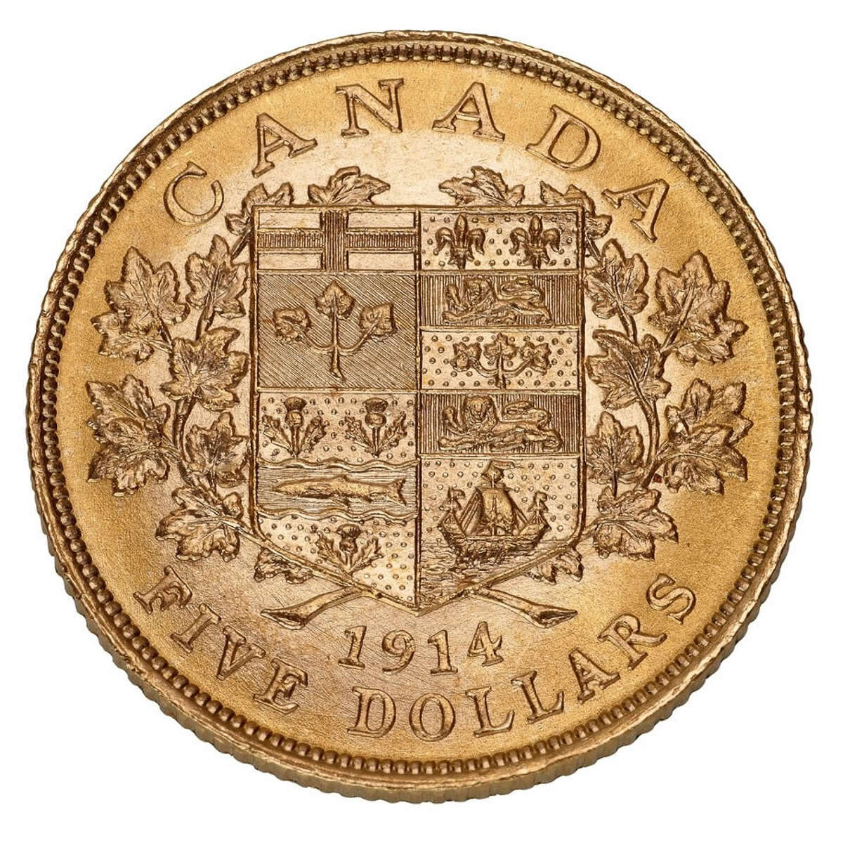 1914 $5 Hand-Selected Gold Coin: Canada's First Gold Coins