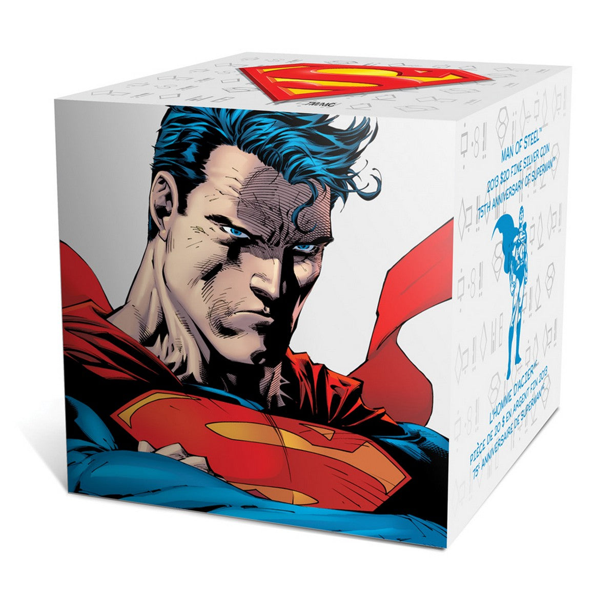 2013 $20 75th Anniversary of Superman™: Man of Steel - Pure Silver Coin