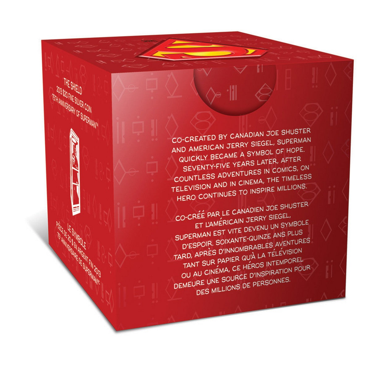 2013 $20 75th Anniversary of Superman™: The Shield - Pure Silver Coin