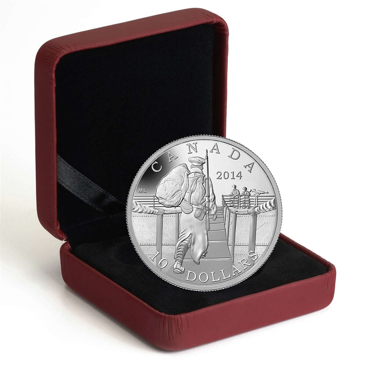 2014 $10 The Mobilisation of Our Nation - Pure Silver Coin