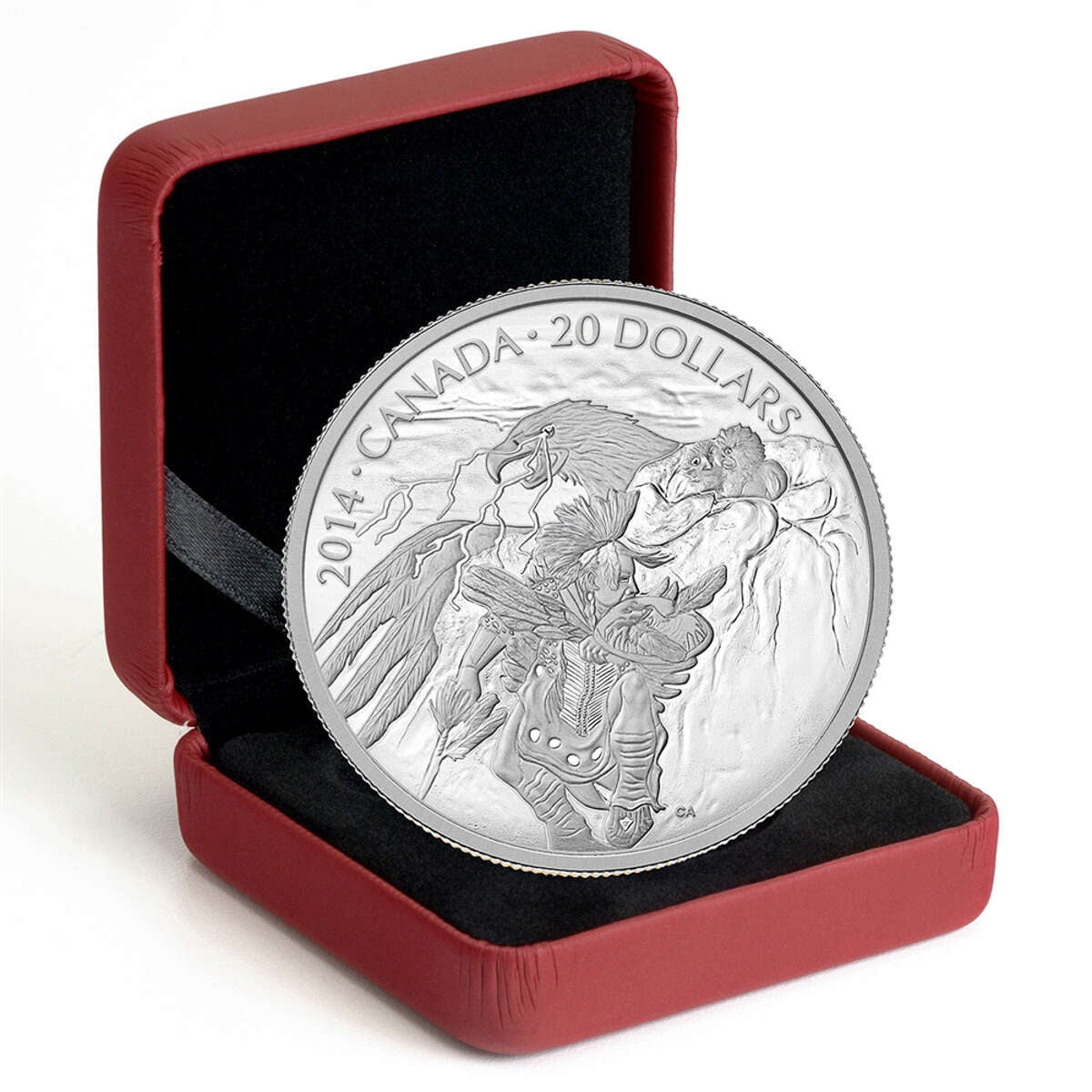2014 $20 Nanaboozhoo and the Thunderbird's Nest - Pure Silver Coin