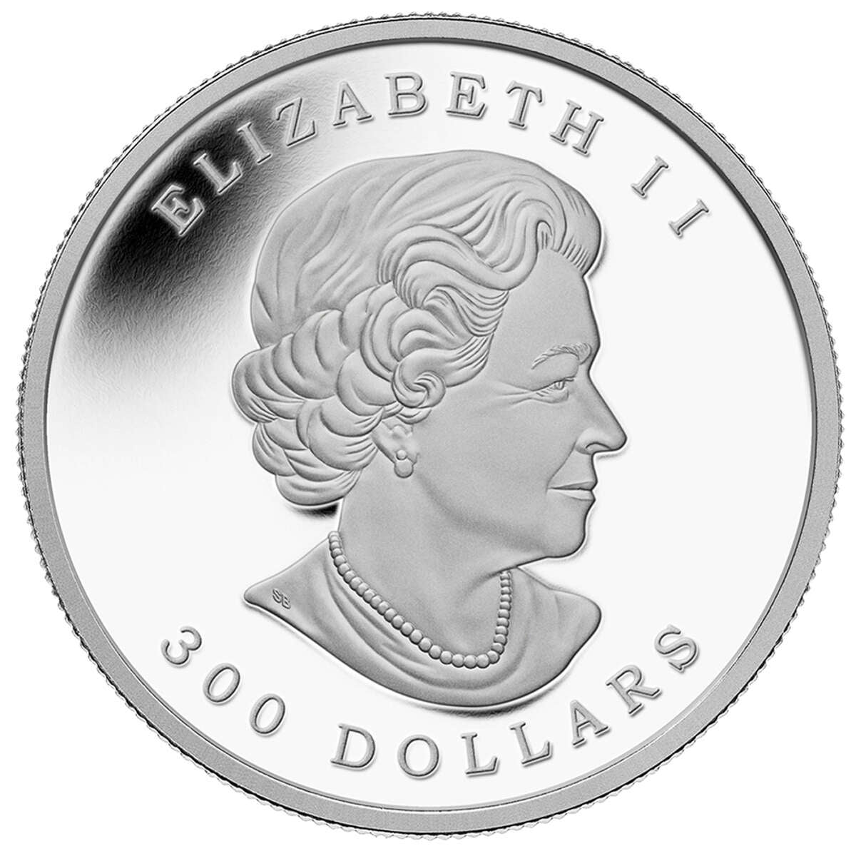 2014 $300 Maple Leaf Forever - Pure Platinum Coin