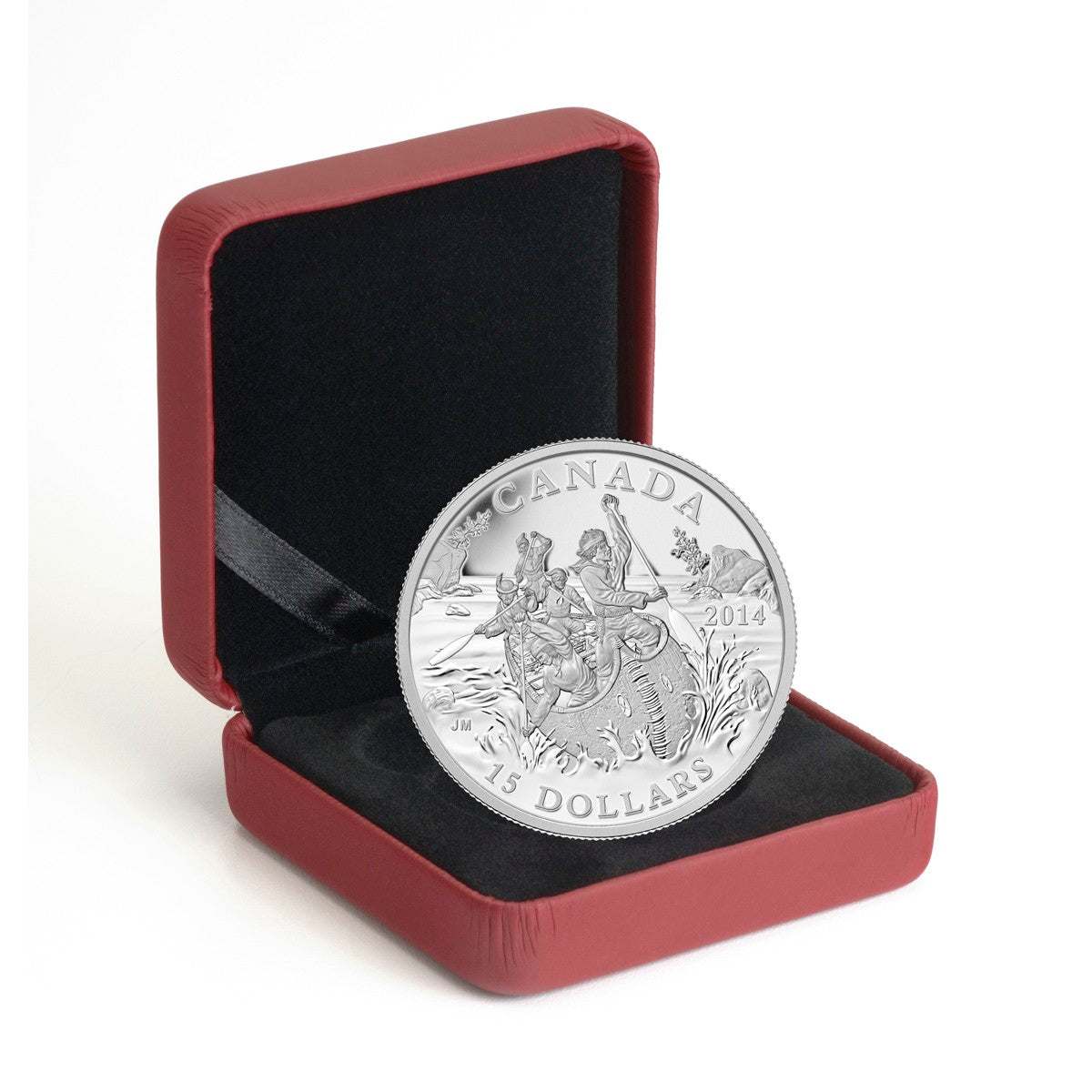 2014 $15 Exploring Canada: The Voyageurs - Pure Silver Coin