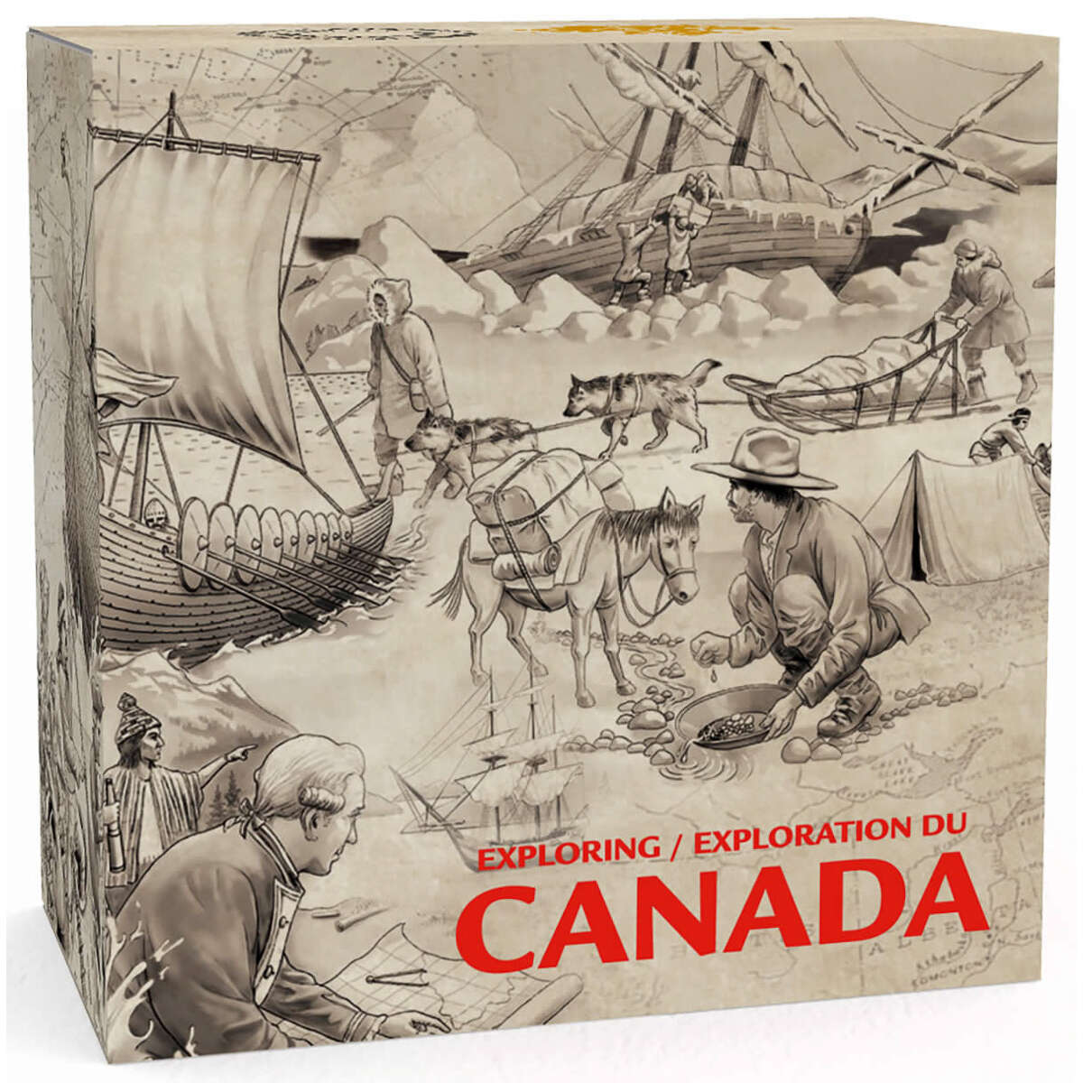 2014 $15 Exploring Canada: The Arctic Expedition - Pure Silver Coin