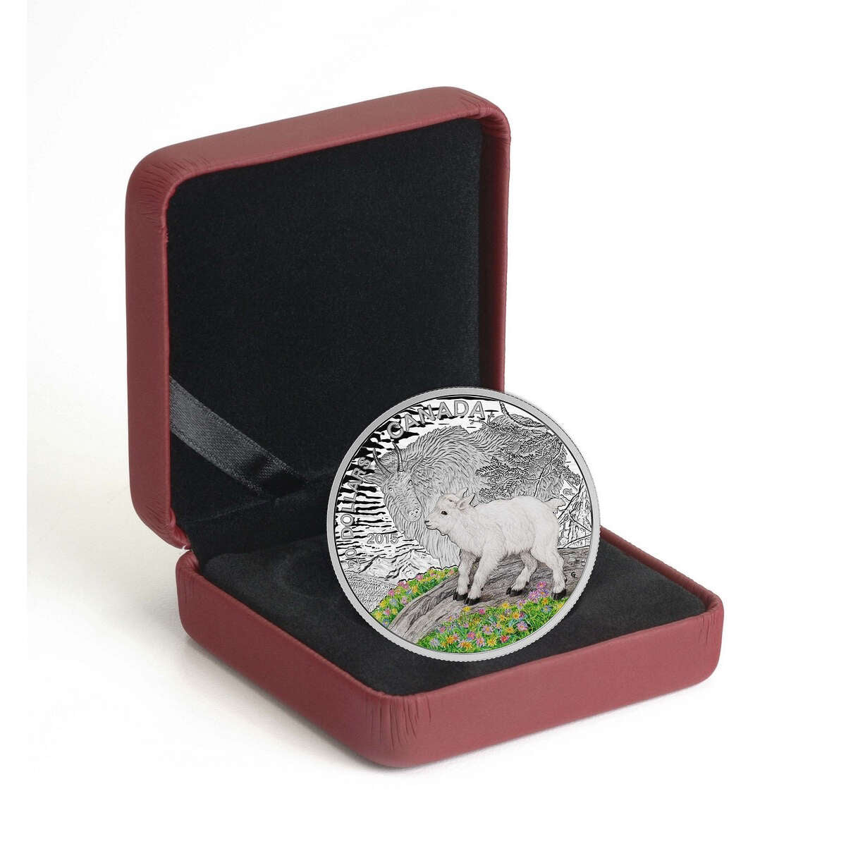 2015 $20 Baby Animals: Mountain Goat - Pure Silver Coin
