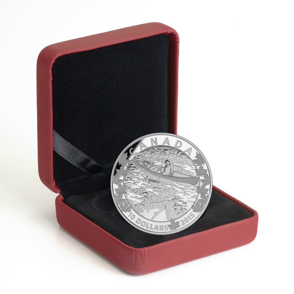 2015 $10 Canoe Across Canada: Mirror, Mirror - Pure Silver Coin