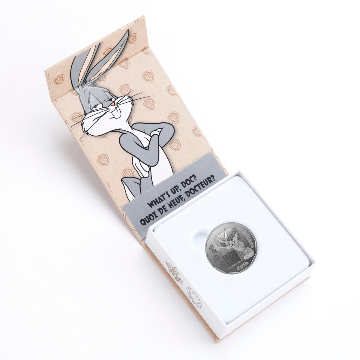 2015 $10 Looney Tunes<sup>TM</sup>: "What's Up Doc?" - Pure Silver Coin