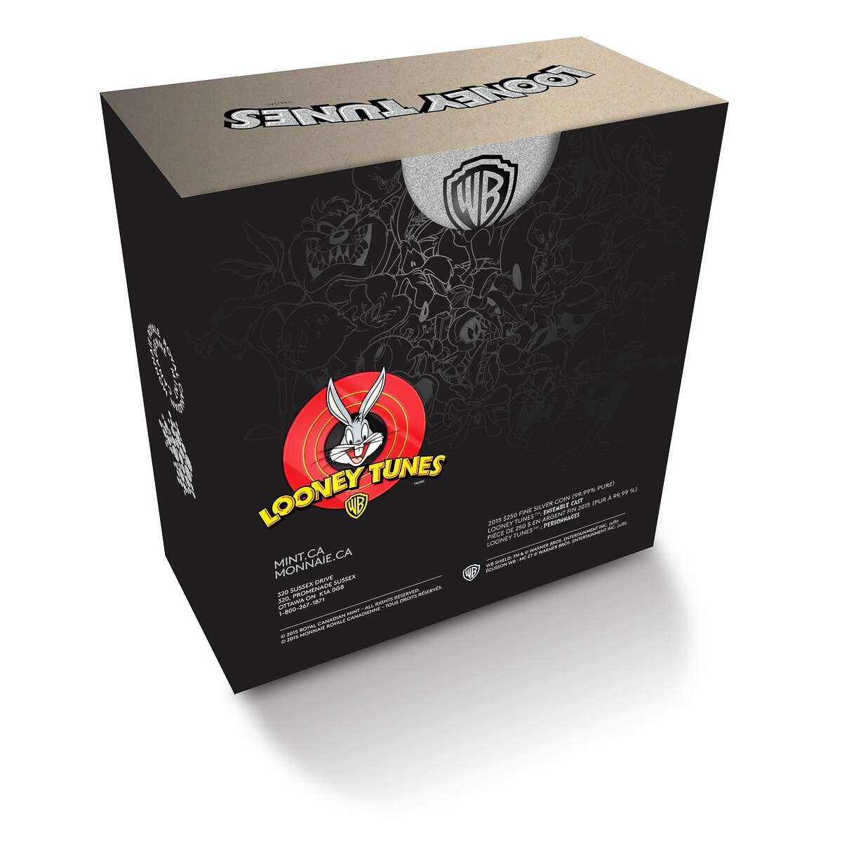 2015 $250 Looney Tunes <sup>TM</sup>: Ensemble Cast - Pure Silver Kilo Coin