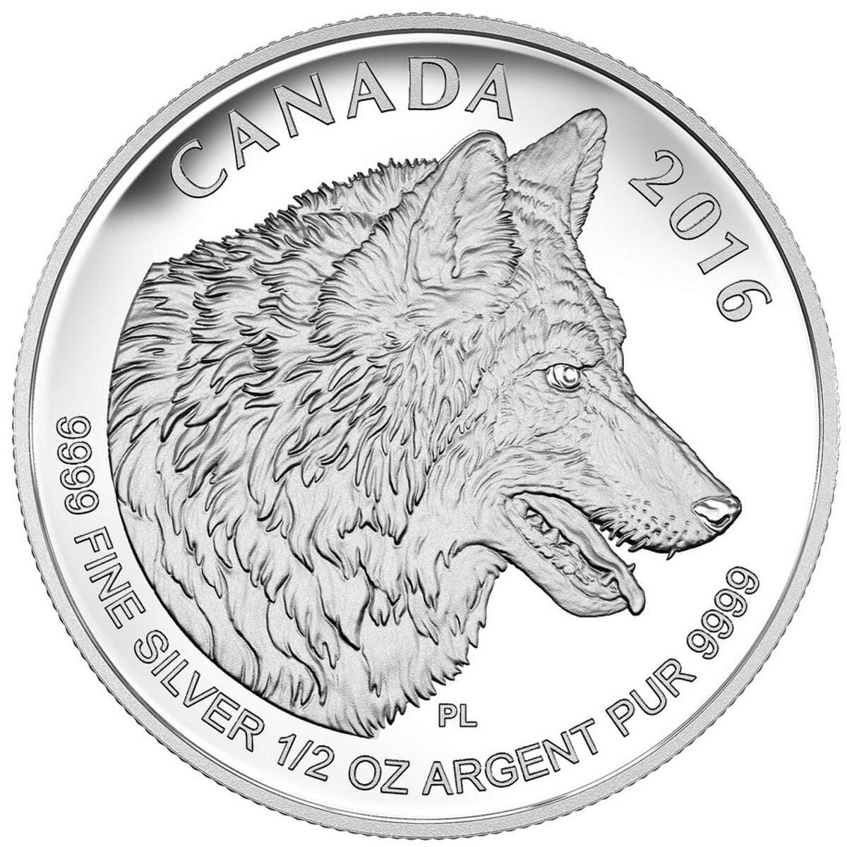 2016 Wolf - Pure Silver Fractional Set