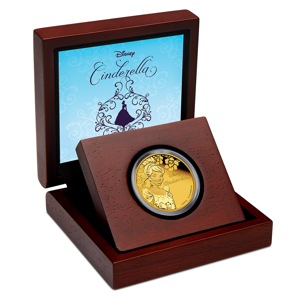 2015 $25 Disney Princess: Cinderella - Pure Gold Coin