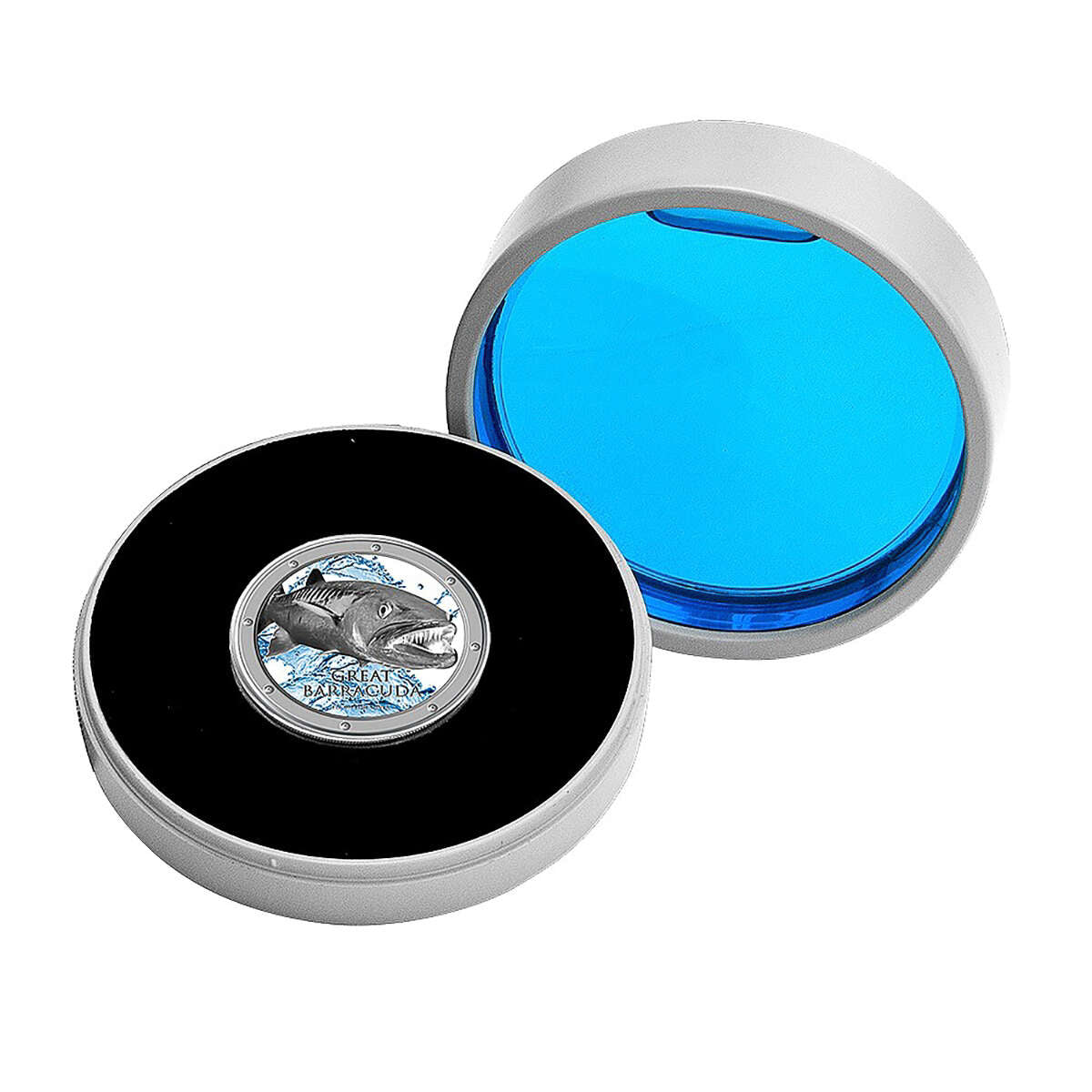 2015 $2 Ocean Predators: Great Barracuda - 1 oz. Pure Silver Coin