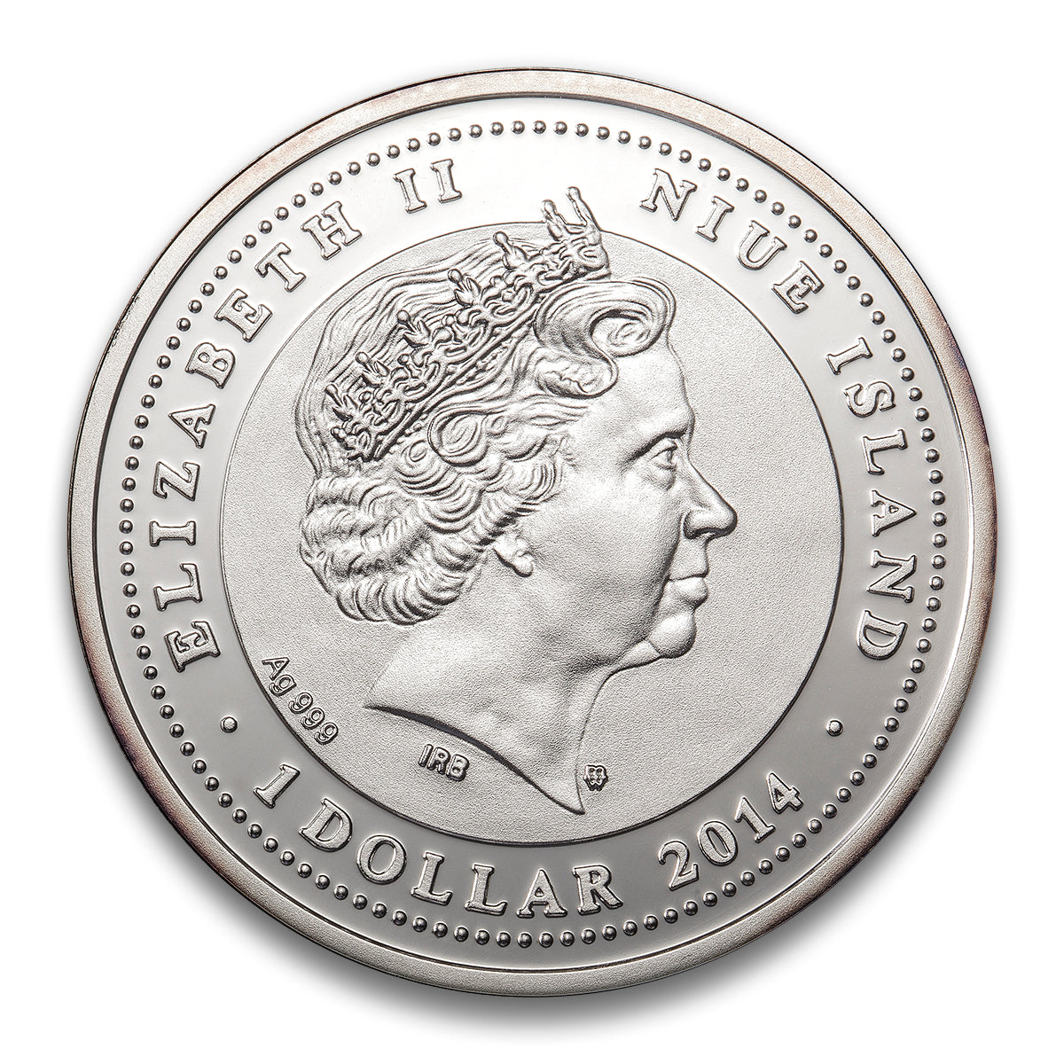 2014 $1 Endangered Animal Species: Black Rhinoceros - Pure Silver Coin