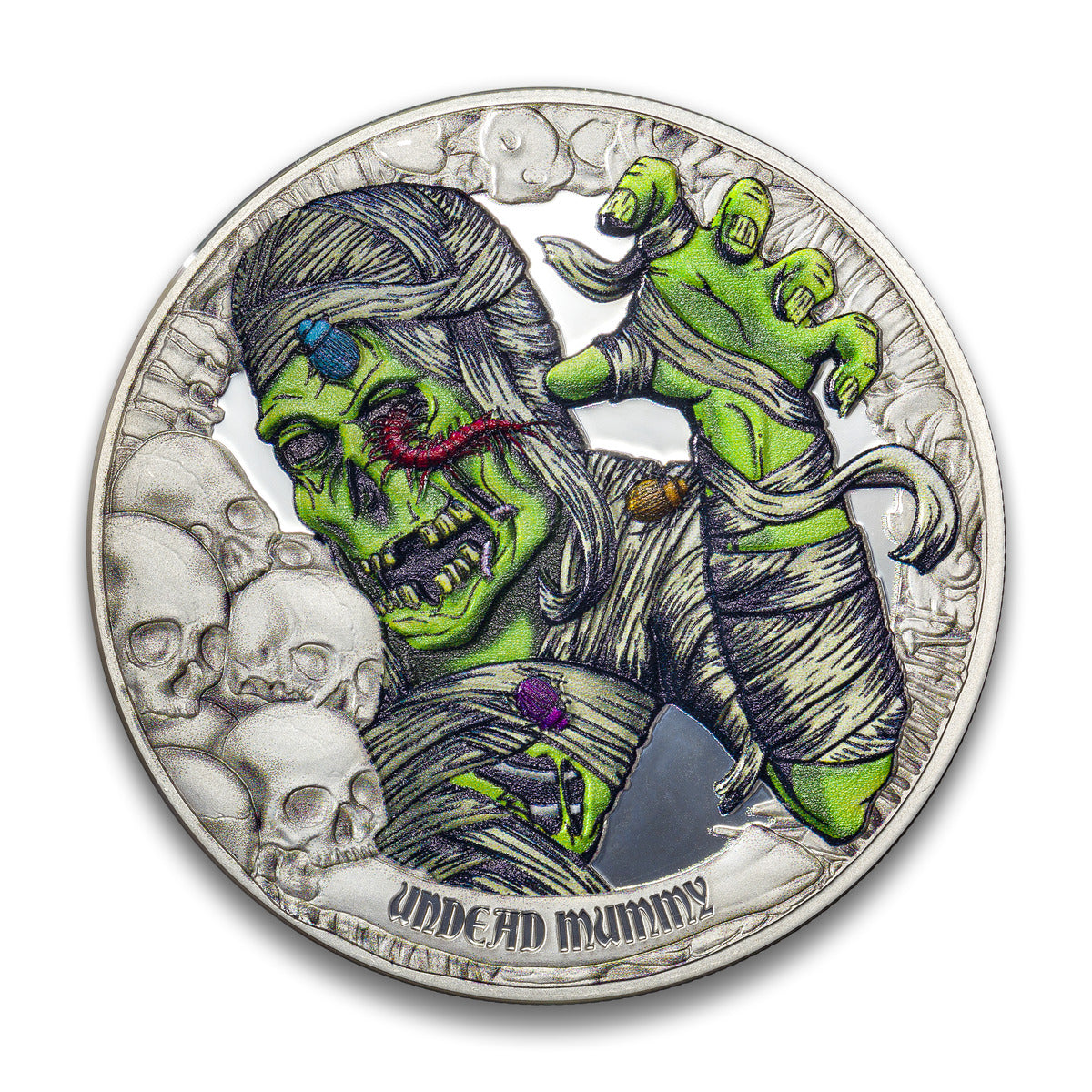 2016 $5 Coins from the Crypt - Sterling Silver 4-Coin Set