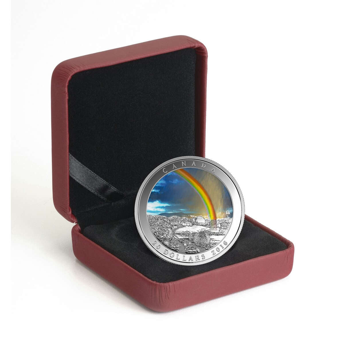 2016 $20 Fine Silver Coin - Weather Phenomenon: Radiant Rainbow - Pure Silver Coin