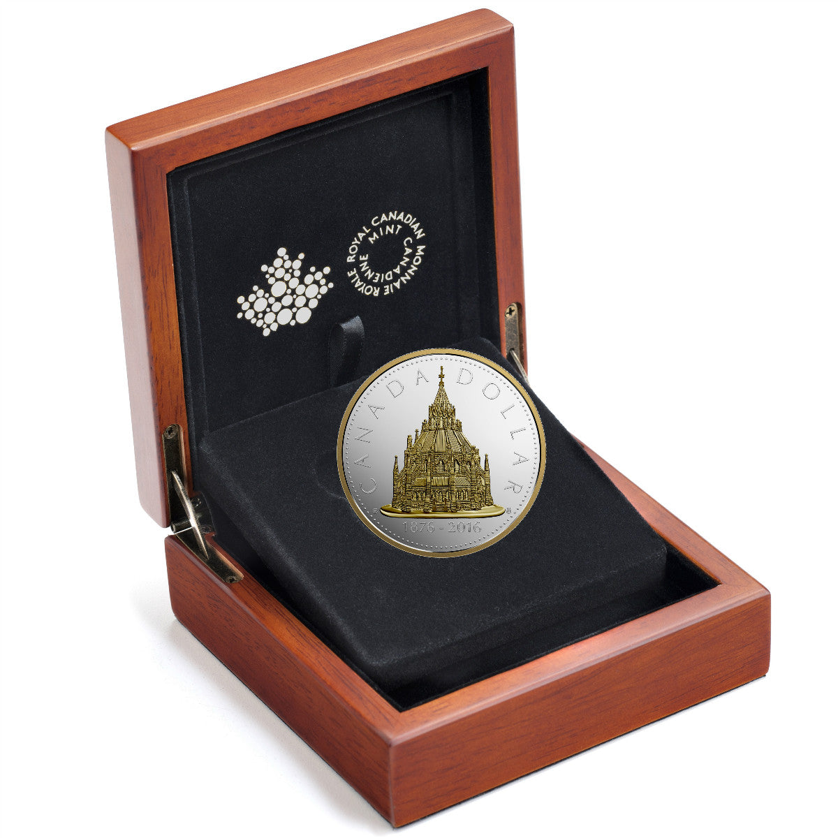 2016 $1 Renewed Silver Dollar: Library of Parliament - Pure Silver Coin