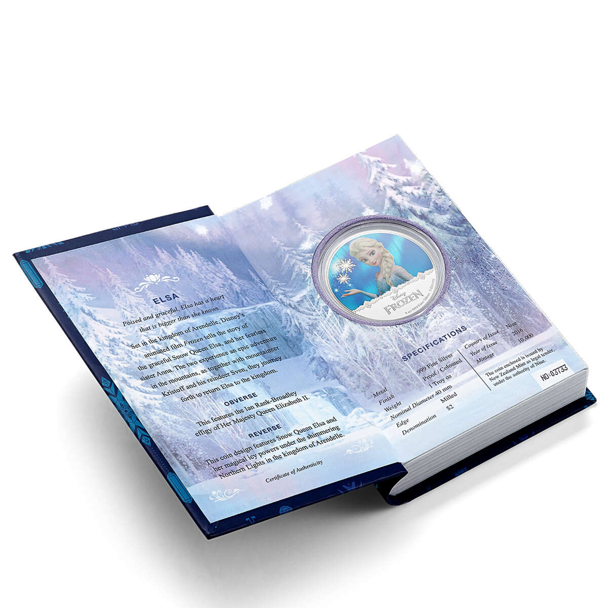 2016 $2 Disney Frozen: Magic of the Northern Lights Collection - Queen Elsa