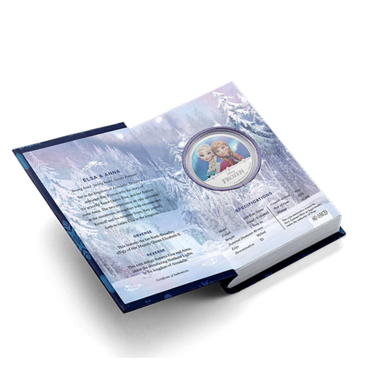 2016 $2 Frozen: Magic of the Northern Lights Collection: Elsa and Anna