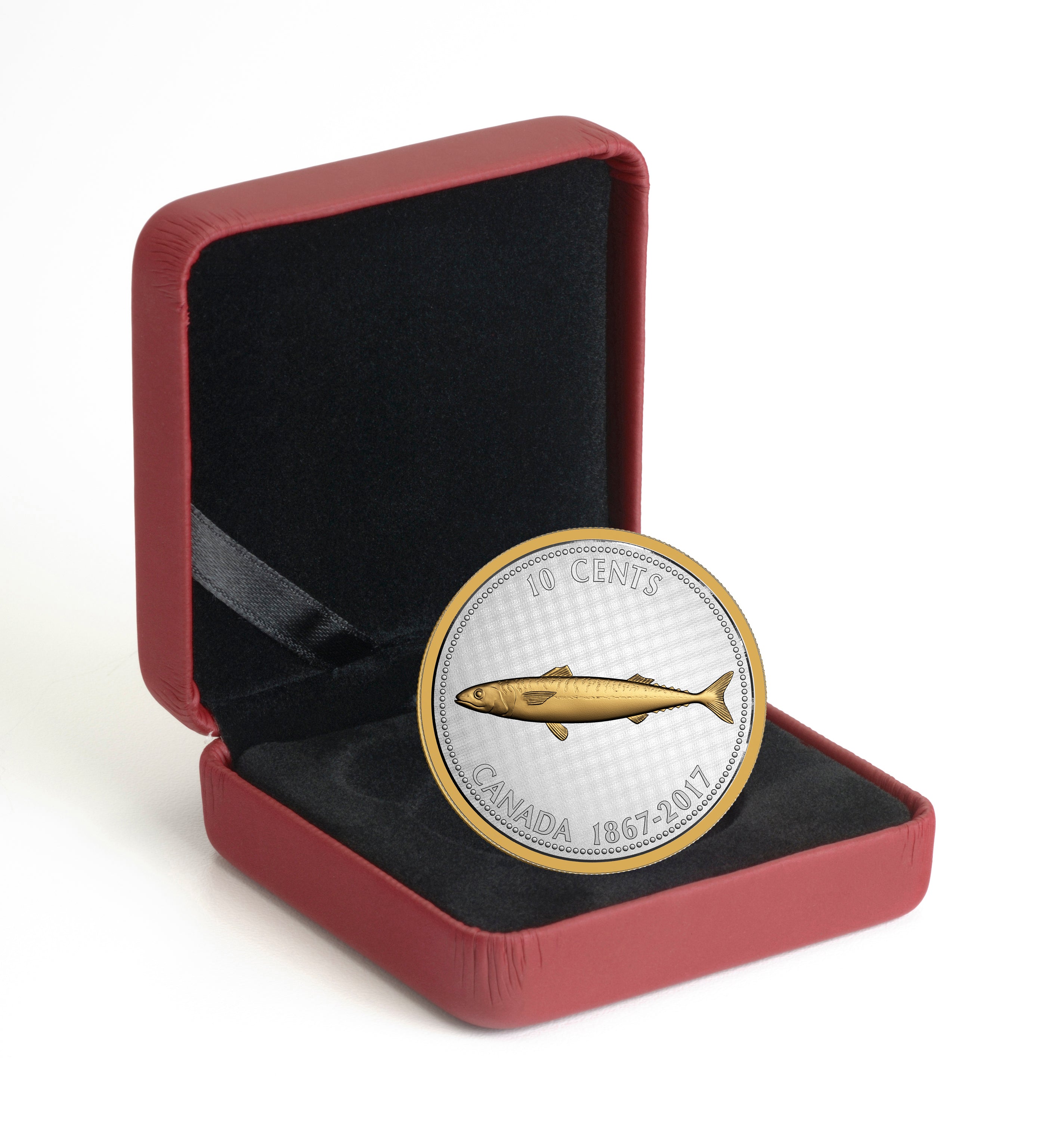 2017 (1867-) 10c Big Coin Series: Mackerel - 5 oz. Pure Silver Coin <i>(No Sleeve)</i>