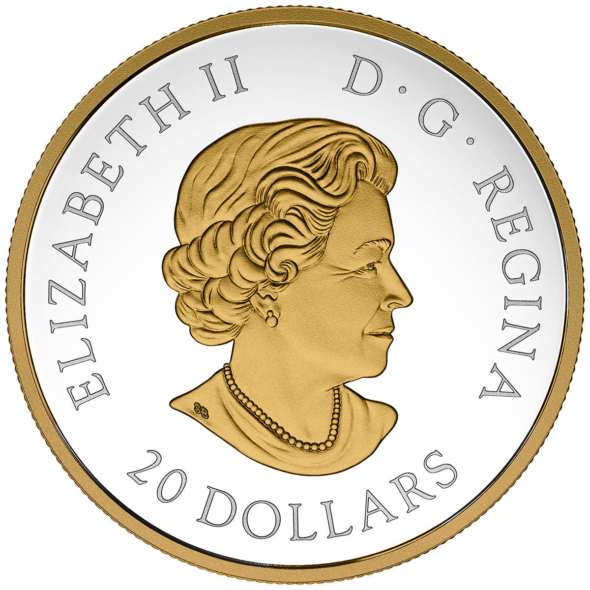 2017 $20 Locomotives Across Canada: The RS 20 - Pure Silver Gold-Plated Coin